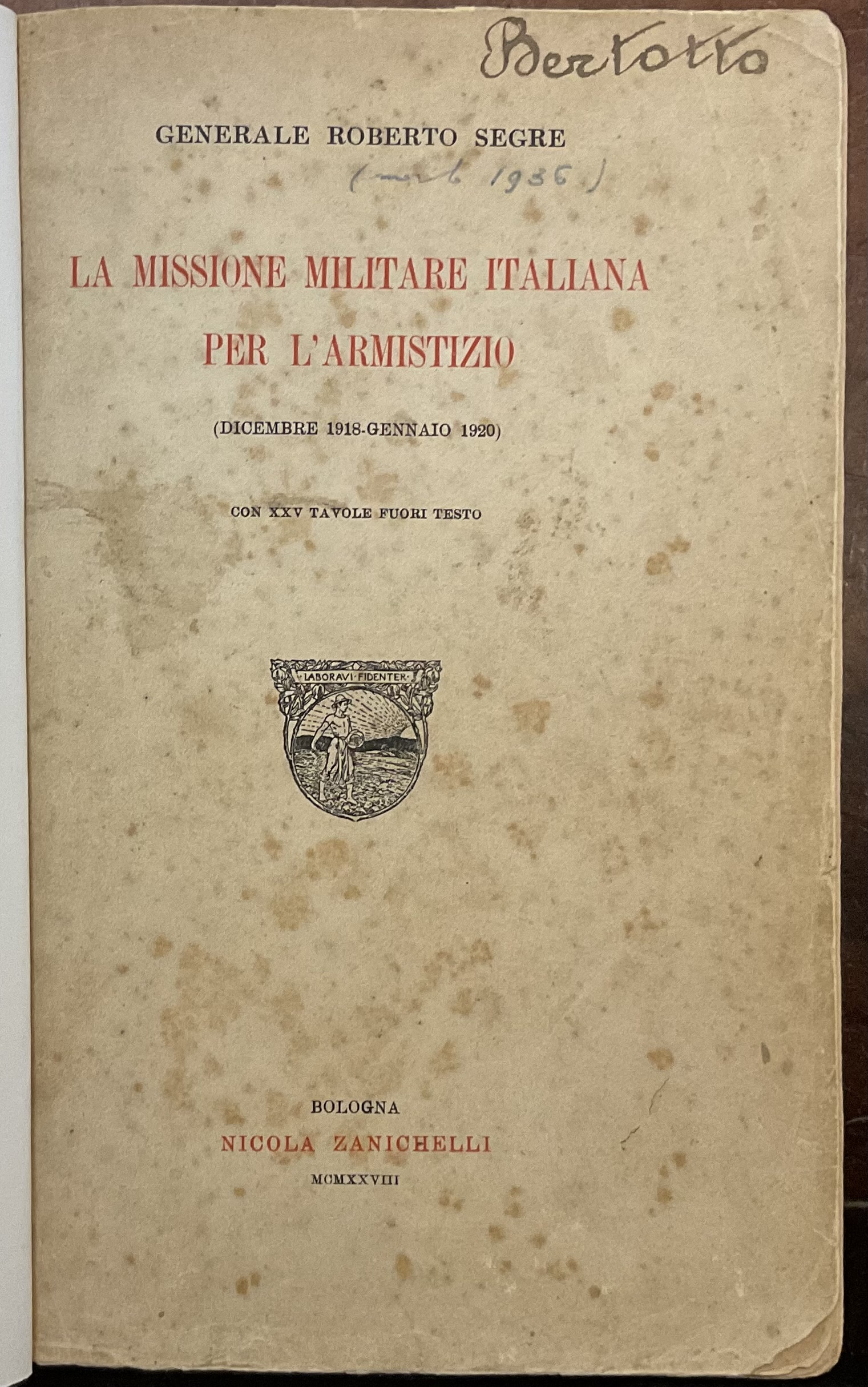 La Missione Militare Italiana per l’Armistizio (dicembre 1918-gennaio 1920)